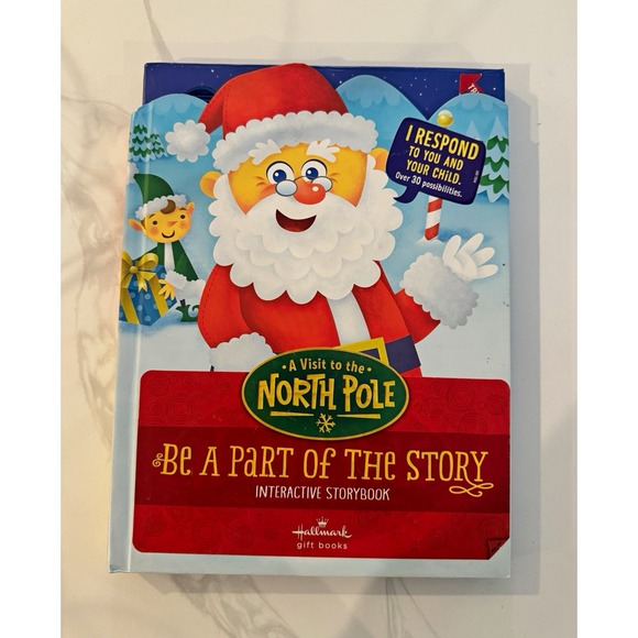 Other - Hallmark Interactive Hardcover Storybook A Visit to the North Pole Ages 4-8